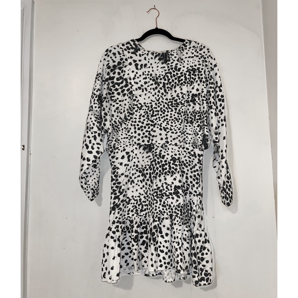 Flirty Dalmation Print Mini Dress